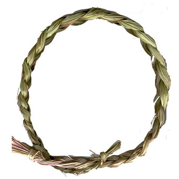 Aura Variety 6 Pieces (Braids) Braided Sweetgrass for Smudging Wicca Pagan Spiritual 20 to 24 Long - Healing, Cleansing