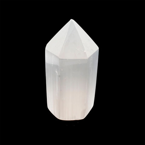 Selenite Tower Hex Small